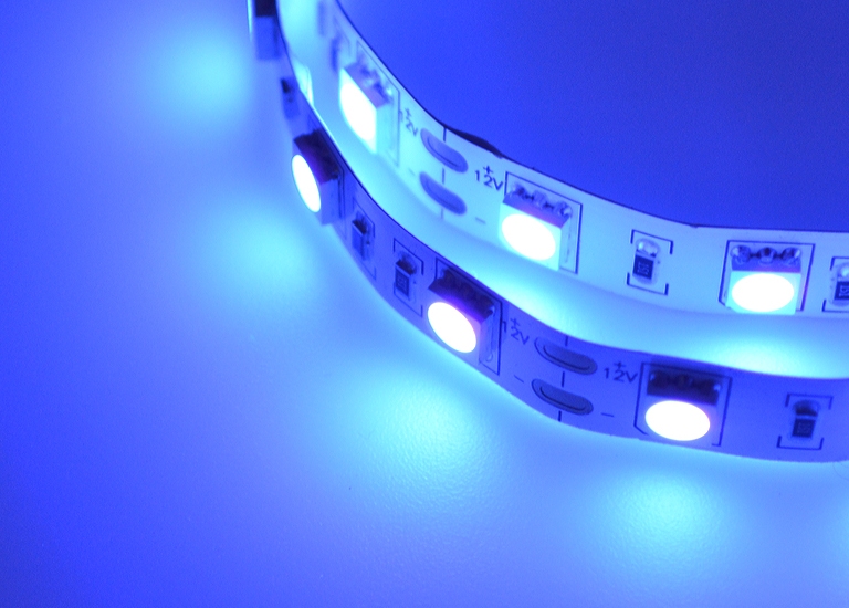 Светодиодная ультрафиолетовая лента SMD 5050 (60 LED/m) IP20 Econom - 3