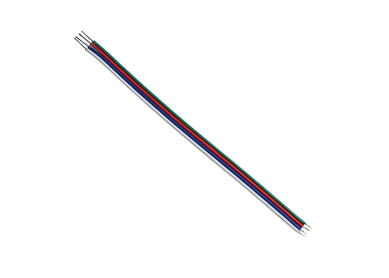 Провод RGB 4pin 22AWG 20cm луженый - 1