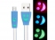 Светящийся USB кабель LED Light USB Cable microUSB - 4