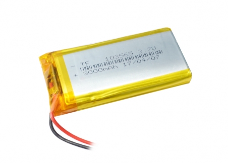 Аккумулятор литий-полимерный 3,7V 3000mAh