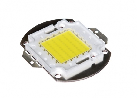 Сверхяркий светодиод LED 50W White 5000 Lm BIN1