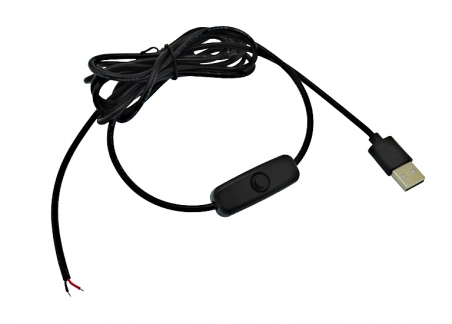 Кабель питания USB с регулировкой яркости (Black)