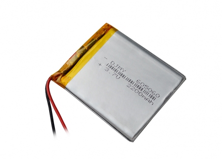 Аккумулятор литий-полимерный 3,7V 2200mAh