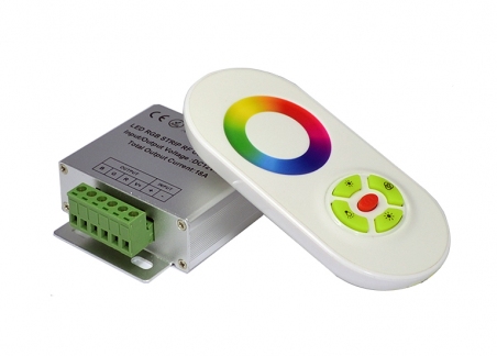 Контроллер RF RGB 18А White (Touch)