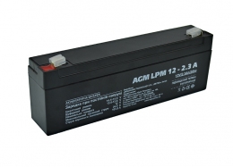 Свинцово-кислотный аккумулятор Battery 12V, 2.3Ah