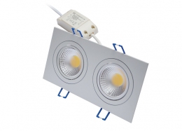Встраиваемый светодиодный светильник LED Downlight 2x5W